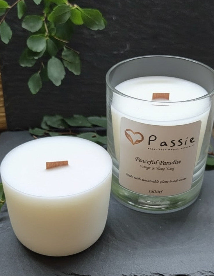 Peaceful Paradise Scented Canola Candle
