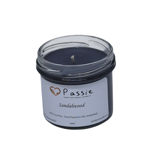 Sandalwood Scented Soy Candle