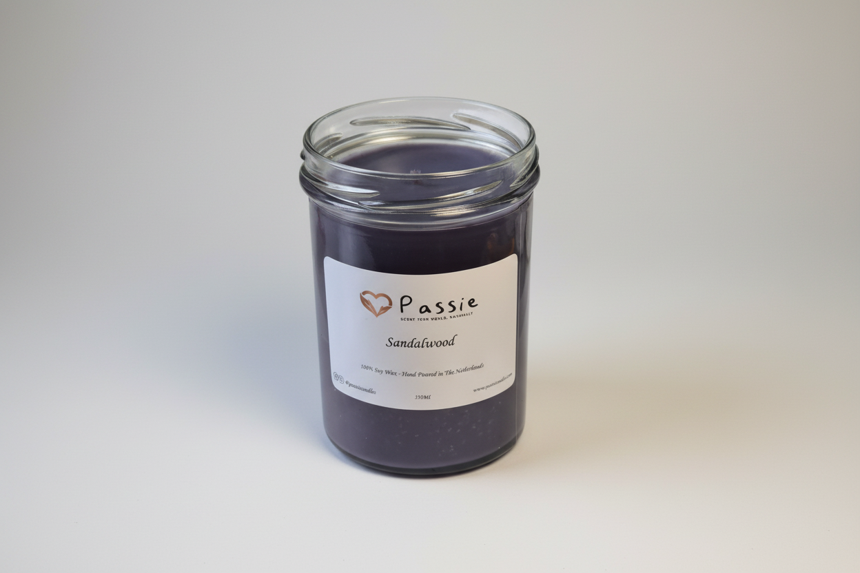 Sandalwood Scented Soy Candle