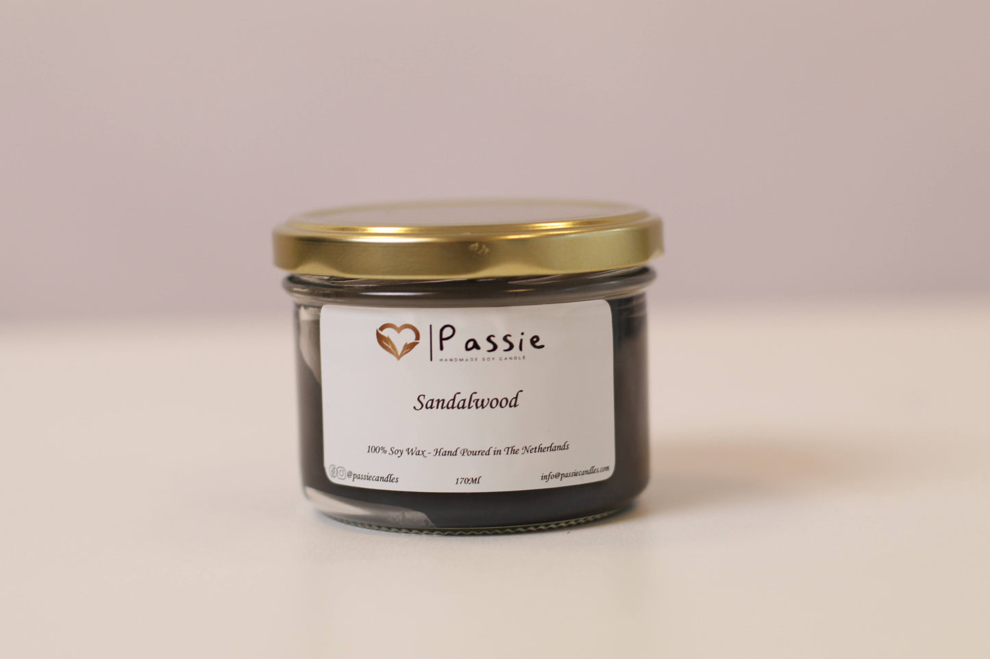 Sandalwood Scented Soy Candle