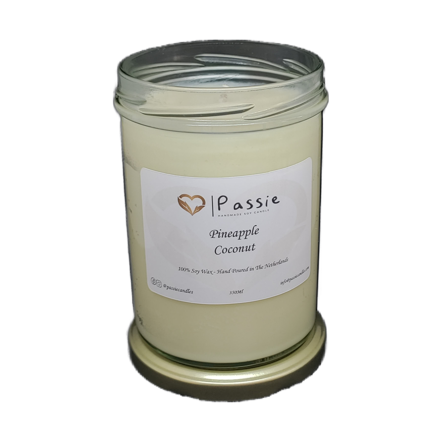 Pineapple & Coconut scented Soy Candle