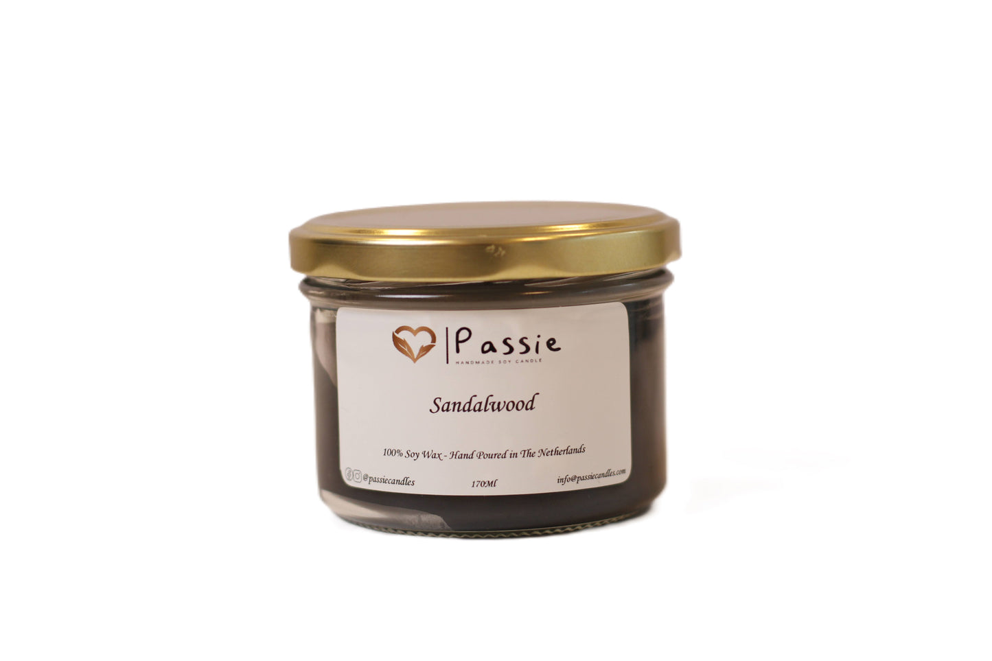 Sandalwood Scented Soy Candle