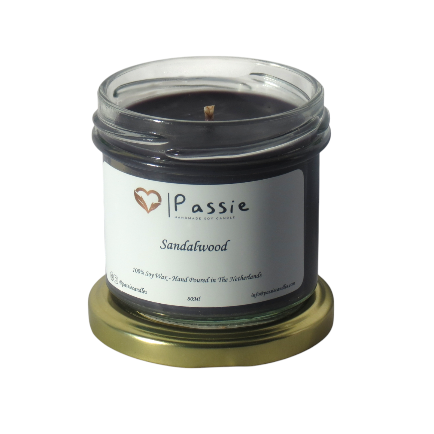 Sandalwood Scented Soy Candle