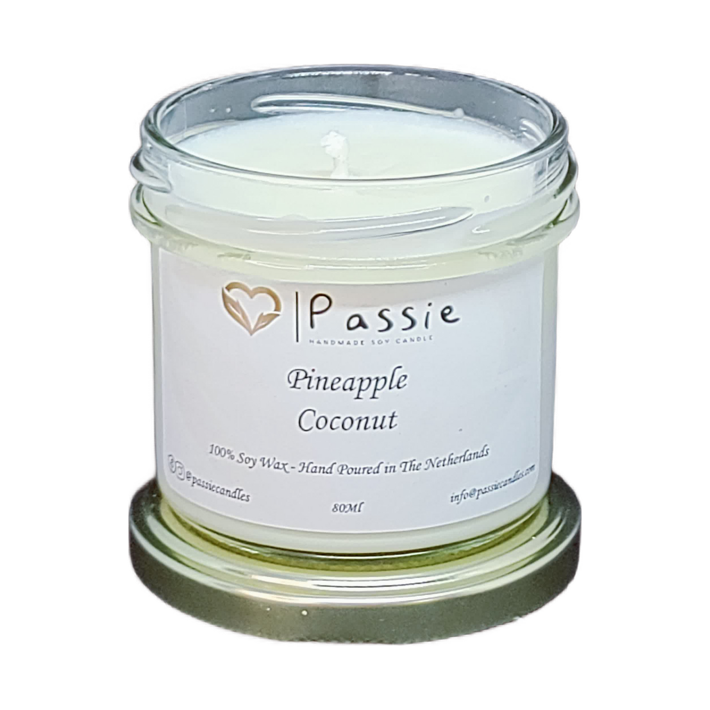 Pineapple & Coconut scented Soy Candle