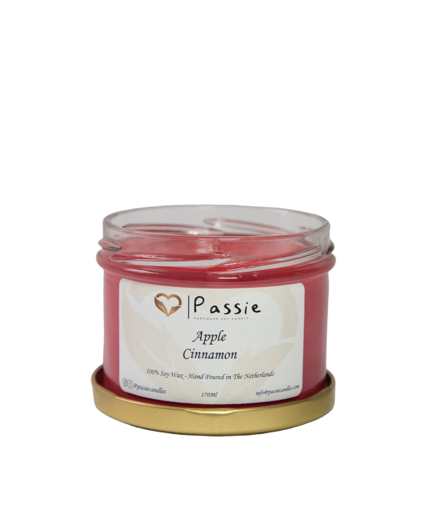 Apple & Cinnamon scented Soy Candle