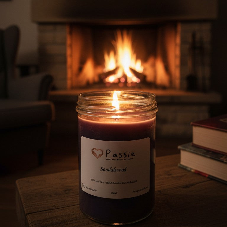 Sandalwood Scented Soy Candle
