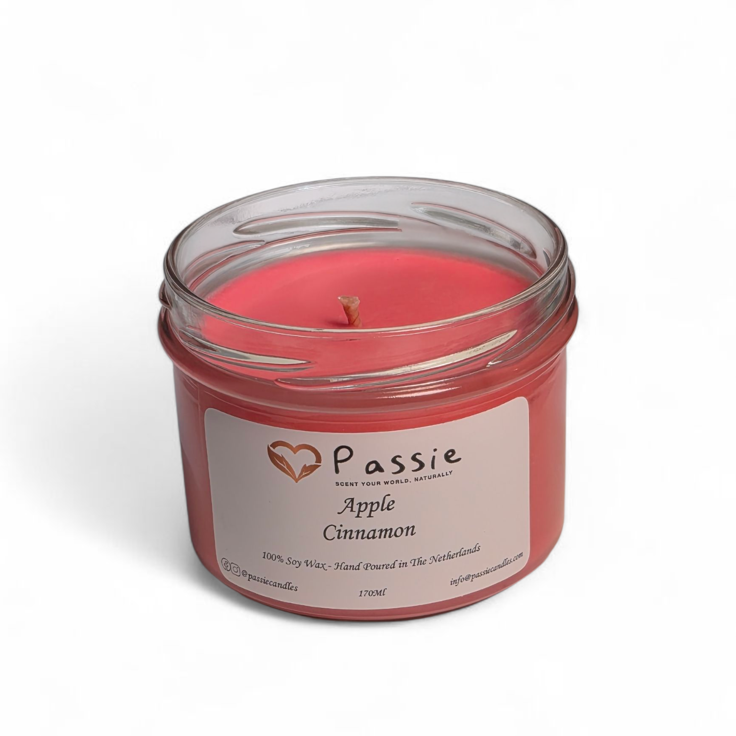 Apple & Cinnamon scented Soy Candle