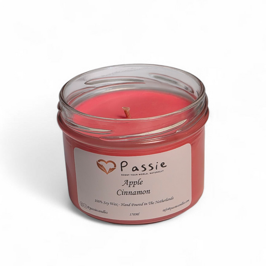 Apple & Cinnamon scented Soy Candle