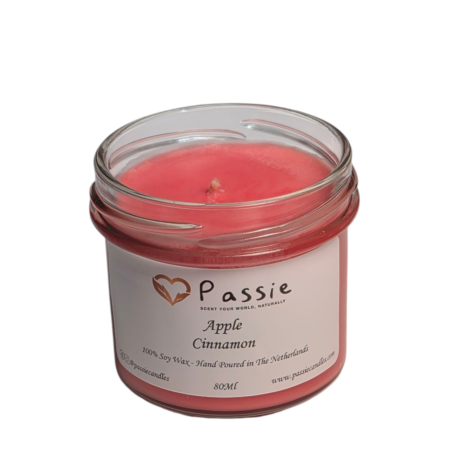 Apple & Cinnamon scented Soy Candle