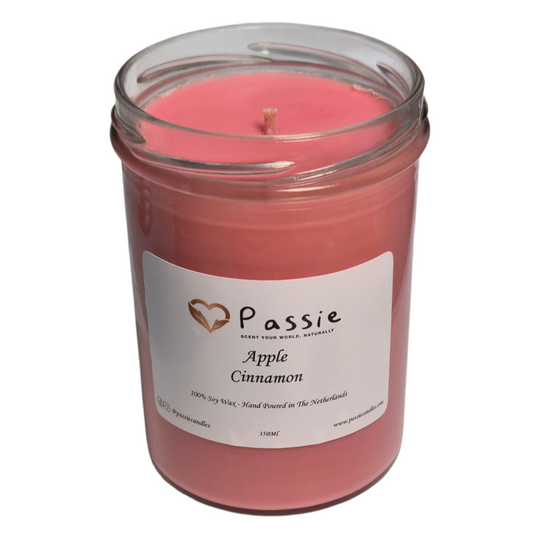 Apple & Cinnamon scented Soy Candle