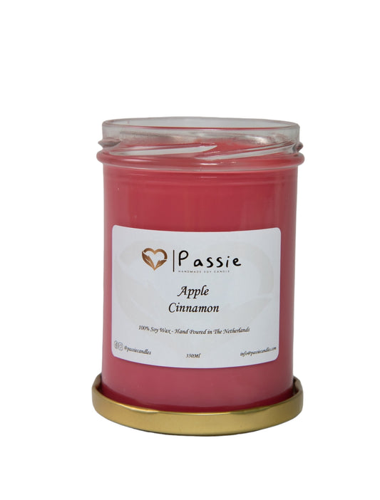 Apple & Cinnamon scented Soy Candle