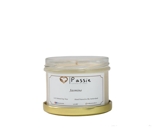 Jasmine handmade scented soy candle