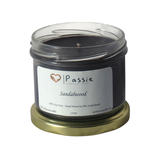 Sandalwood Scented Soy Candle